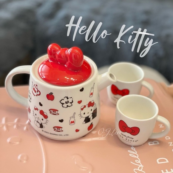 Limited Edition Hello Kitty x Ted Baker Ceramic Double Tea Set